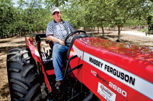 Bruce Brandt won a year’s use of a Massey Ferguson® 2680 HD low-profile utility tractor at the 2011 World Ag Expo.