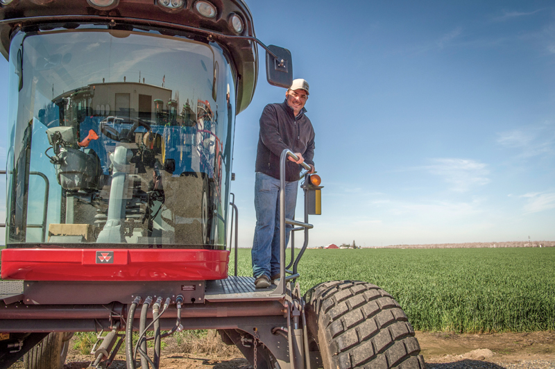 AGCO-made windrowers have increased efficiency in harvesting alfalfa.